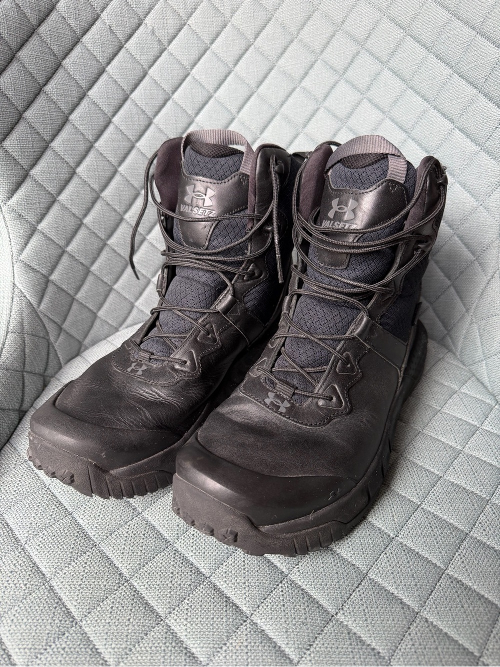 Under Armour Micro G Valsetz Leather Tactical Boots Black Men’s 11.5